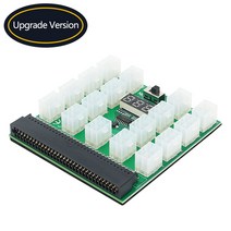 업그레이드 버전 ATX 17x 6Pin 2000W 서버 PSU 전원 공급 장치 브레이크 아웃 보드 어댑터 변환기 12V FUJITSU DPS-800GB, 17 Port 6Pin_29