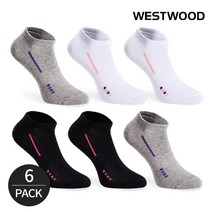 에버라스트 여성 컬러라인 앞로고 스니커즈 6P_MX, FREE, 6족세트_MX