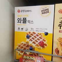 큐원 유러피언 와플 믹스 500g, 1개