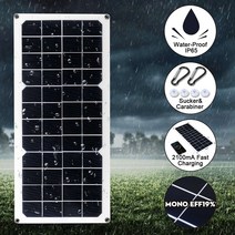 태양광발전 30W 태양 전지판 12V 다결정 USB, 한개옵션0