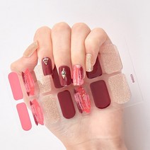 잇템샵 베스트 상콤 네일스티커 네일패치 네일아트 셀프네일 젤네일, 1개, 59물감
