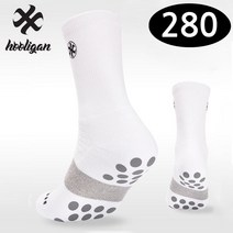 훌리건 스포츠양말 헤비 싱글 논슬립 하프삭스 004 사이즈280 HSS004WHNSW1, 상세페이지 참조