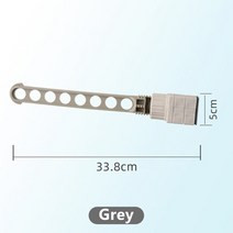 8 구멍 창 건조 랙 여행 옷 장 대 휴대용 여행 옷걸이 다기능 스테인레스 스틸 옷 건조 유물, 하나, White