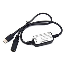 견고한 PD 8V 충전기 케이블 USB C 보조베터리 PS BLN-1 BLS-5 DMW-BLF19 DCC12 BLC12 DCC8 NP-FW50 FZ100, 한개옵션0