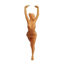 ST SHOP 수지 1:64 미니어처 장면 선물을위한 사람들 그림 도시 캐릭터 그림 디오라마 장면 모델, 2.65-2.8cm, 발레 소녀