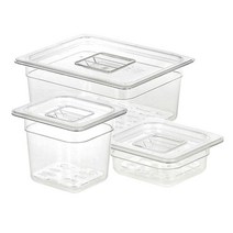 밧드 반찬통 냉장고 보관 용기 샐러드통 Full 깊이6in, 깊이 6in 뚜껑