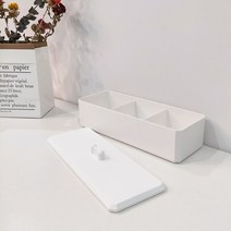 굿즈트리 [굿즈트리]깔끔한 화장대 소품정리함(화이트), 선택완료, 단품없음