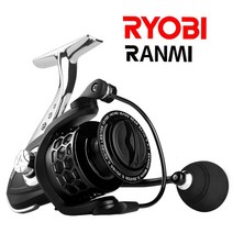 RYOBI RANMI 스피닝 릴 담수 및 해수 낚시 릴 더 빠른 라인 검색 편조 준비 스풀, 4000
