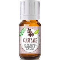 Healing Solutions Clary Sage Essential Oil 힐링 솔루션 클라리 세이지 에센셜 오일 10ml, 1팩