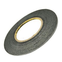 1mm-20mm * 50 미터 울트라 얇은 & 슬림 블랙 양면 접착 테이프 핸드폰 터치 스크린 LCD 휴대 전화 수리 테이프, 01 2mm