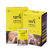 121도씨 신생아티슈, 50매 x 2팩, 2개, 50개입