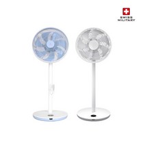 [바보사랑] 스위스 밀리터리 BLDC 제로팬 무선선풍기 12인치 2color, 색상:화이트S0339ECBA