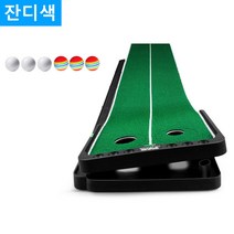 피지엠 골프 투웨이 슬로프 조절 퍼팅매트 고급형, 잔디색