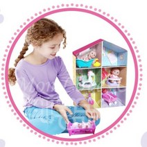 베렝구어 리틀큐티스 인형의집 인형목욕시키기 옷입힐수있는 장난감집 4세여아선물 인형집 4세여아선물 인형자