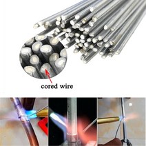 5-10pcs 저온 용융 알루미늄 용접봉 용접 바 코어 와이어 1.6mm2.0mm 알루미늄 납땜 용 솔더 파우더 필요 없음, 2mm-10pcs