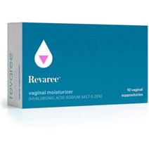 미국 Bonafide Revaree 버자이널 모이스쳐 히알루론산 질정 10개입 질내 건조증 손상된 피부 치유