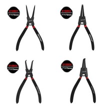 폐전선탈피기 전선 피복기 차핑기 전선탈피기 WISEUP 4PCS 클램프 세트 휴대용 내외환 분해 장착 수동 정밀 스프링 로드 도구, 4개 세트