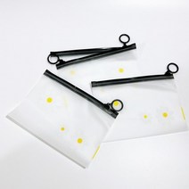 화장품포장 구디백 슬라이드 화장품포장 구디백 PVC 비닐봉투 지퍼백 PVC지퍼백 고리