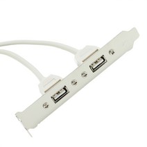 USB 후면 배플 컴퓨터 섀시 라인 와이어 데이터 케이블 확장 2 포트 PC 마더보드, 한개옵션0