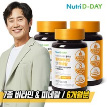 뉴트리디데이 NEW 플러스 멀티비타민 앤 미네랄 3병