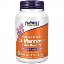 Now 보충제제 디만노스 파우더 GMO 프리 프로젝트 인증 건강한 요로* 85g(3온스), 3 Ounce