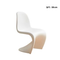 북유럽의자 모던의자 등받이의자 카페의자 거실용 테라스용 심플의자 인테리어의자, 화이트 소형