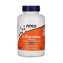 나우푸드 엘 L 카르니틴 500mg 180정 carnitine 카르니틴타르트레이트, 1개, 기본