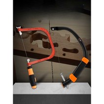 알미늄자루 쇠톱 실톱 톱날 절단용, 12인치 목공용톱+300mm 고탄소강 나선형톱날 10개