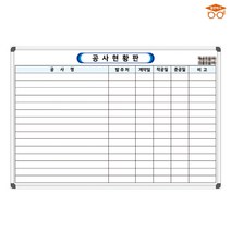 공사현황판 건설현장 1800x1200 공사칠판, 일반