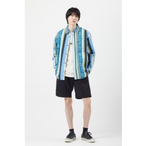 CARHARTT WIP 로튼 쇼트 베스탈 - BLACK