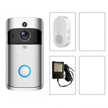 도어벨 비디오 V5 스마트 와이파이 무선 초인종 AC110 220V 18V 500mah 전원 어댑터 EKEN V7 원격 모니터 인터콤, option 9_영국 플러그