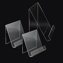 리플렛꽂이 대형 도서거치대 투명 상품전시대 소품진열대 제품 받침대