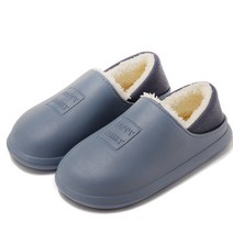 DFMEI 겨울 가방 가정용 커플 기모 솜 슬리퍼