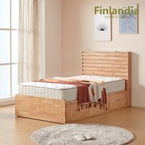 핀란디아 루비스 월타입침대 서랍형SS, 단품