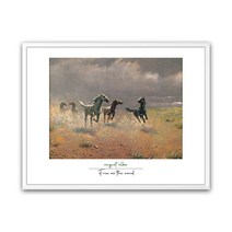 한아트 알루미늄 액자 황야의 군마-아르보 10호, 화이트