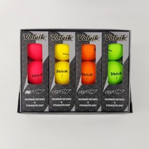 VOLVIK 볼빅 플라이온 무광 2피스 컬러 골프공 칼라 비비드 볼 6구, 랜덤 발송, 6개, 1개입