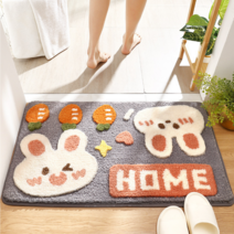 PKLN 극세사 발매트 A, A-15. 레빗홈즈 60x40cm