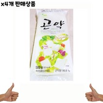 식자재 식재료 유통 도매) 대신 묵곤약 500g x4개, 상세페이지 참조, 상세페이지 참조