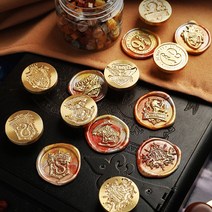 해리포터 실링왁스세트 diy 실링왁스 스탬프, 05_후플푸프세트