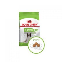 로얄캐닌 엑스스몰 어덜트8+ 8세이상 1.5kg 노령견사료, 12개