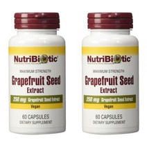 뉴트리바이오틱 자몽씨 추출물 250mg 60정 2팩 Nutribiotic Gse Capsules Caps 250 Mg 60 Count