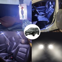 싼타페 CM DM 더프라임 TM LED 번호판등 실내등 후진등 (2개1세트), 싼타페DM(12~15), 번호판등 T10 / 2개, 2개