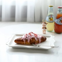 벨라 직사각접시 10인치-홈카페 분위기 카페접시 케이크 디저트접시, 화이트