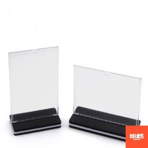 단체석 파티션이름 플라스틱명패 테이블메뉴판 A5세로 플라스틱명패 아크릴메뉴판 테이블메뉴판, 세로형, 기본