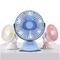 베리어 휴대용 유모차 선풍기, 블루, BRF200