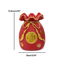 푸꽃병 풍수 Fa Cai Lucky Fortune Box 2023 새해 홈 인테리어 데스크탑 자동차 캐비닛 장식품, 05 Style 5