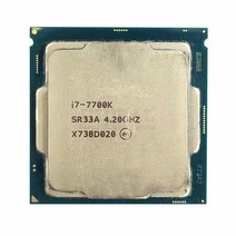 I7-7700K CPU 인텔 코어 프로세서 8M 91W LGA 1151 I7 7700K 4.2GHz 쿼드, 한개옵션0
