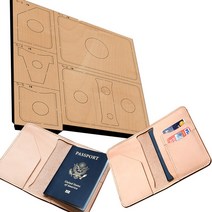목형 가죽재단 DIY 패턴 커터 프레스 절곡 철판 가죽공예 도구diy leather craft 여권 가방 커버 다이 커팅 나이프 금형 금속 중공 펀치 블레이드 150x105mm, 나무 칼 금형