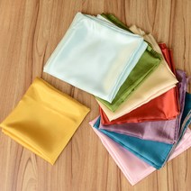 황금보자기 공단 천 예단 선물포장(사이즈 소 중 대 특대) 홍색 청색 옥색 외, 녹색