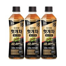 광동 더 진한 헛개차 골드라벨, 12개, 500ml